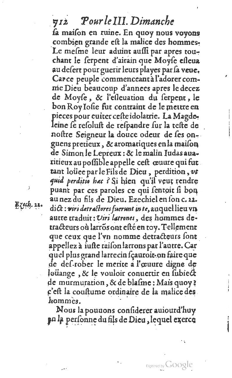 1607 - Nicolas Du Fossé - Trésor quadragésimal - T 01 - BM Lyon