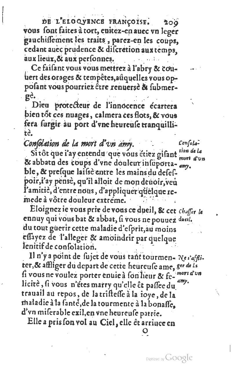 1610 - Louis Coste - Trésor de l’éloquence française (Seconde partie) - BM Lyon