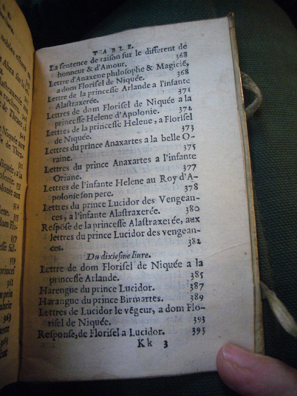1567 - Jean Pygot - Trésor des Amadis - BnF Arsenal