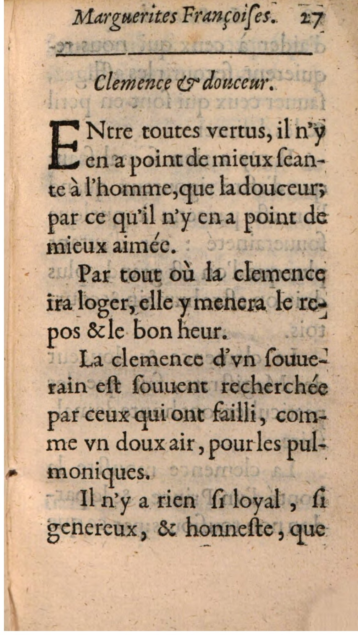 1611 - Théodore Reinsart - La Suitte des marguerites françoises, ou second thresor du bien dire - BSB Munich
