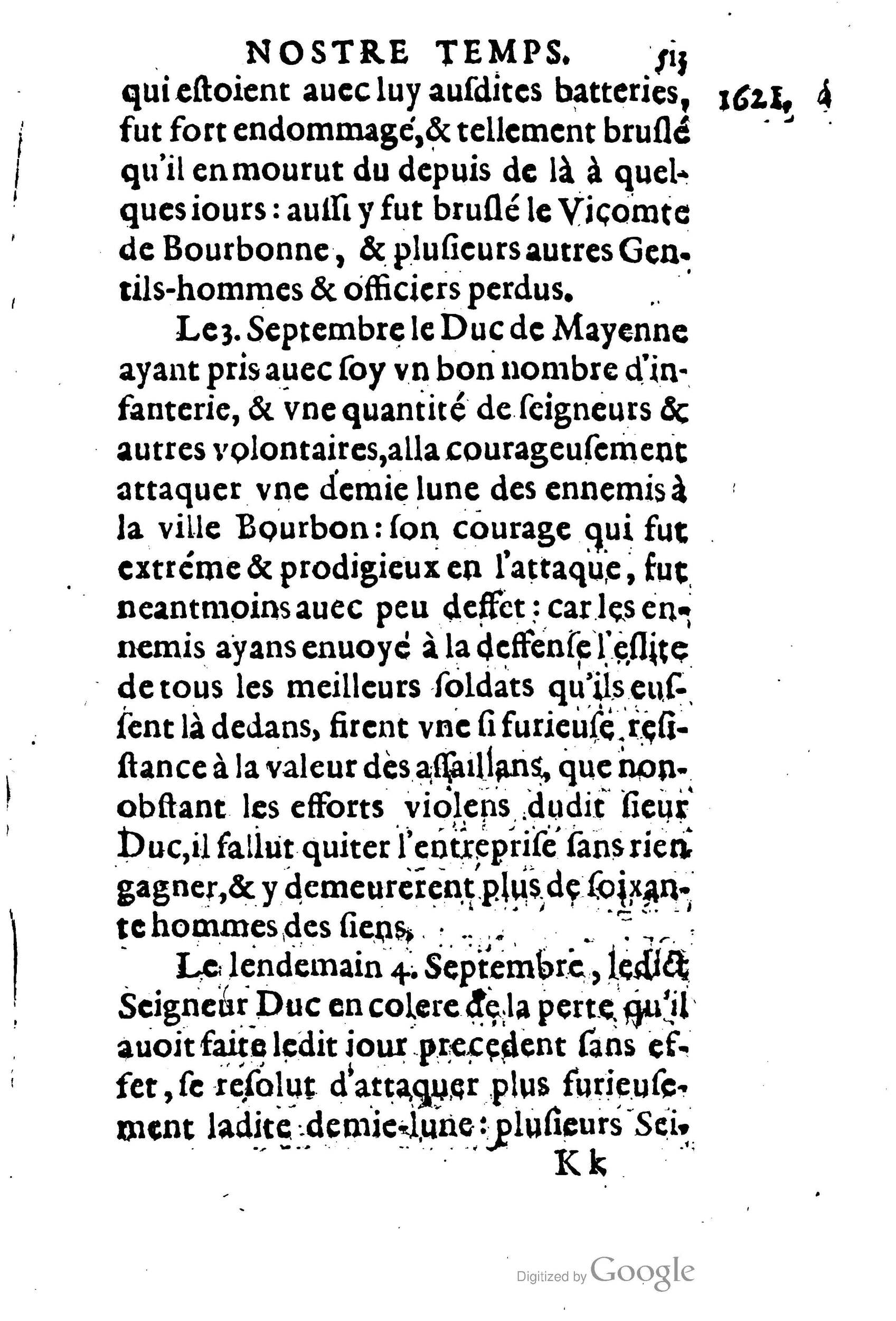 1623 - Joseph Bouillerot - Trésor de l’histoire générale de notre temps - BM Lyon