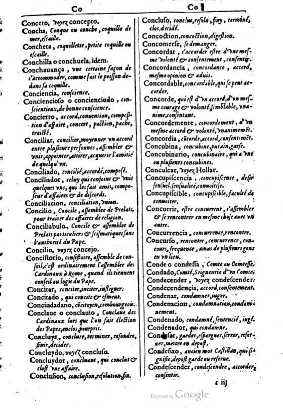 1616 - Veuve Marc Orry - Trésor des deux langues espagnole et française (Première et Seconde parties) - BM Lyon