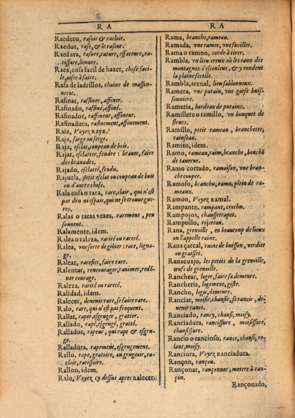 1607 - Marc Orry - Trésor des deux langues espagnole et française (Première et Seconde parties) - ÖNB Wien