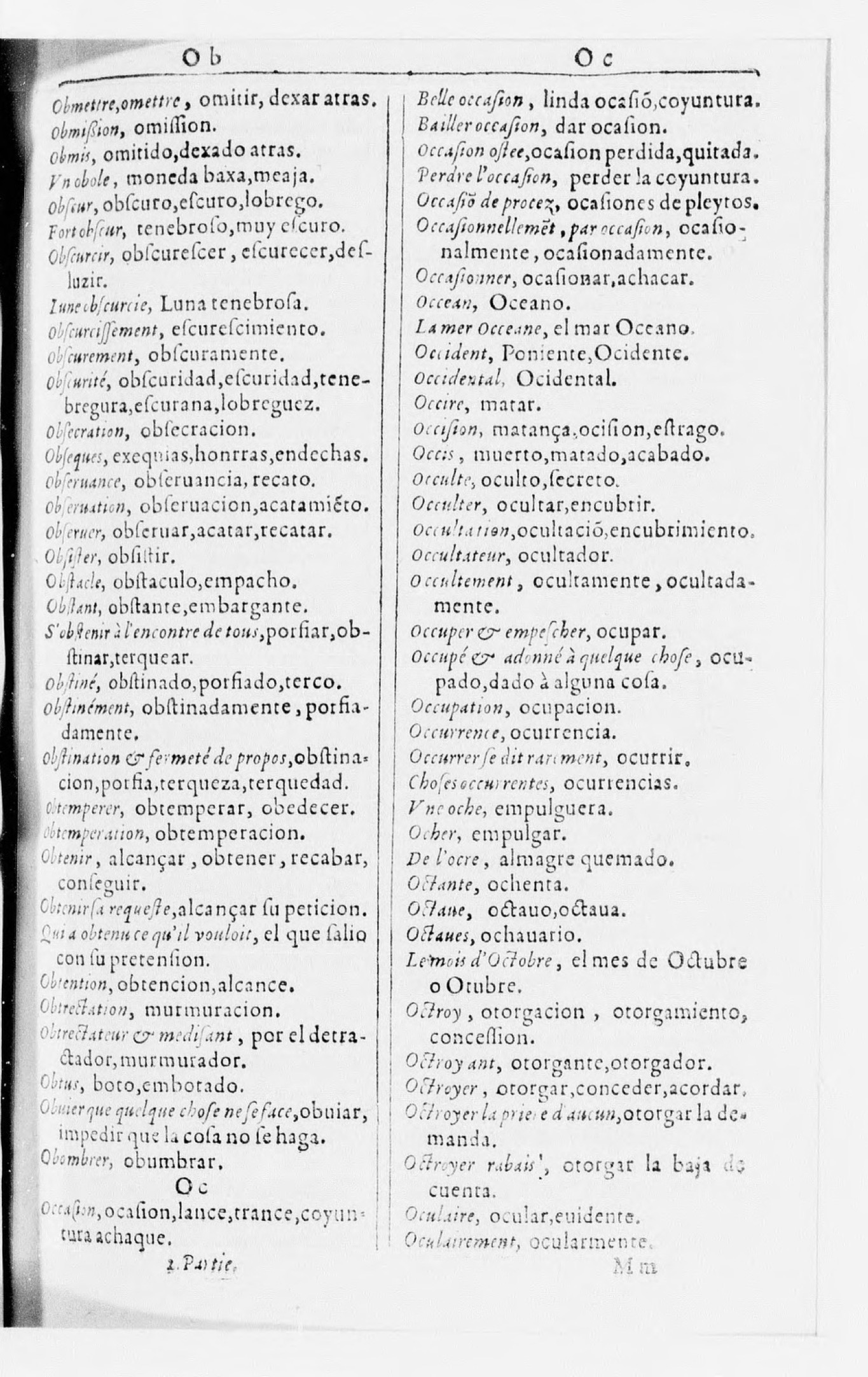 1616 - Veuve Marc Orry - Trésor des deux langues espagnole et française (Seconde partie) - BnF 1616 - Veuve Marc Orry - Trésor des deux langues espagnole et française (Seconde partie) - BnF