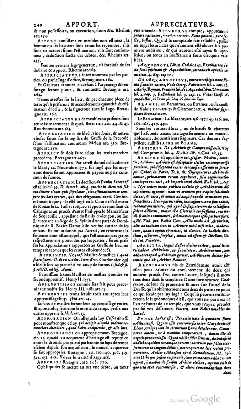 1629 - Veuve Nicolas Buon - Trésor du droit français (21754 T. 1) - BM Lyon