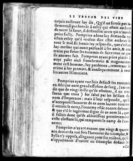 1574 - Benoît Rigaud - Trésor des vies de Plutarque - Avignon 1574 - Benoît Rigaud - Trésor des vies de Plutarque - Avignon