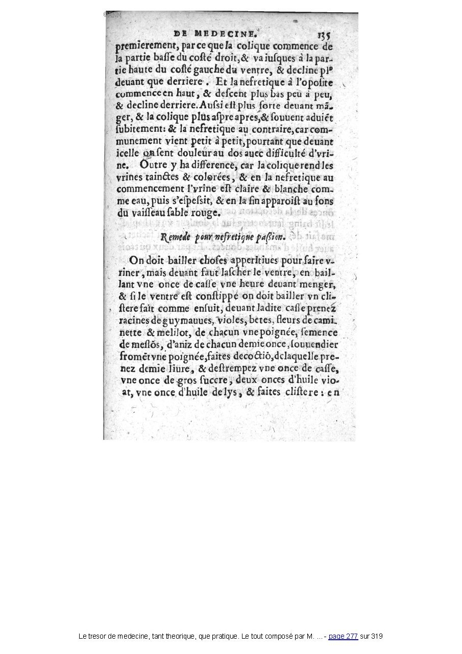 1560 - Pierre et Jan Moine - Trésor de médecine - Université Paris Cité