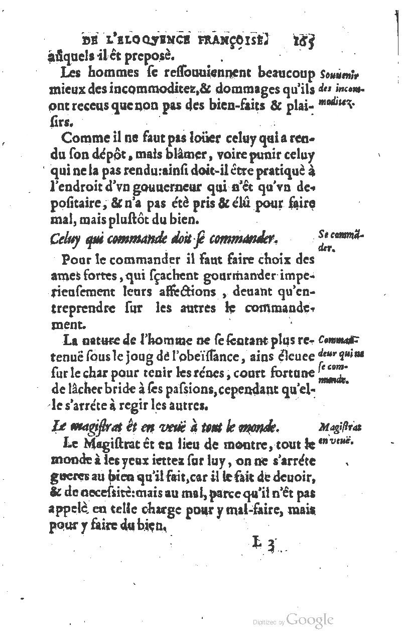 1610 - Louis Coste - Trésor de l’éloquence française (Seconde partie) - BM Lyon
