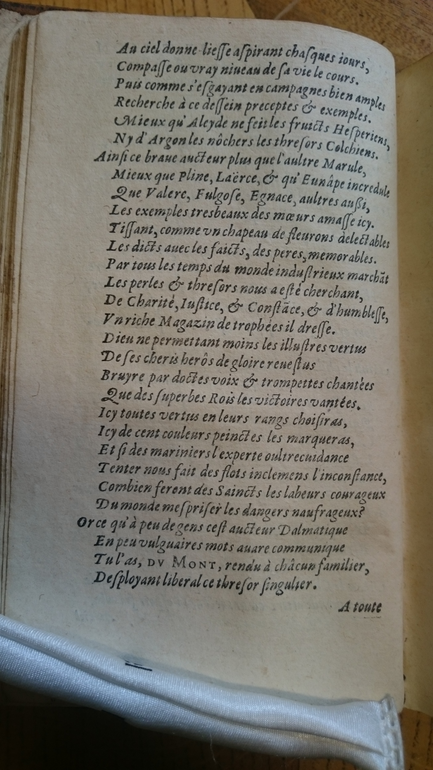 1585 - Jean Bogard - Trésor des faits et dits mémorables des hommes saints et illustres - Douai Quincy