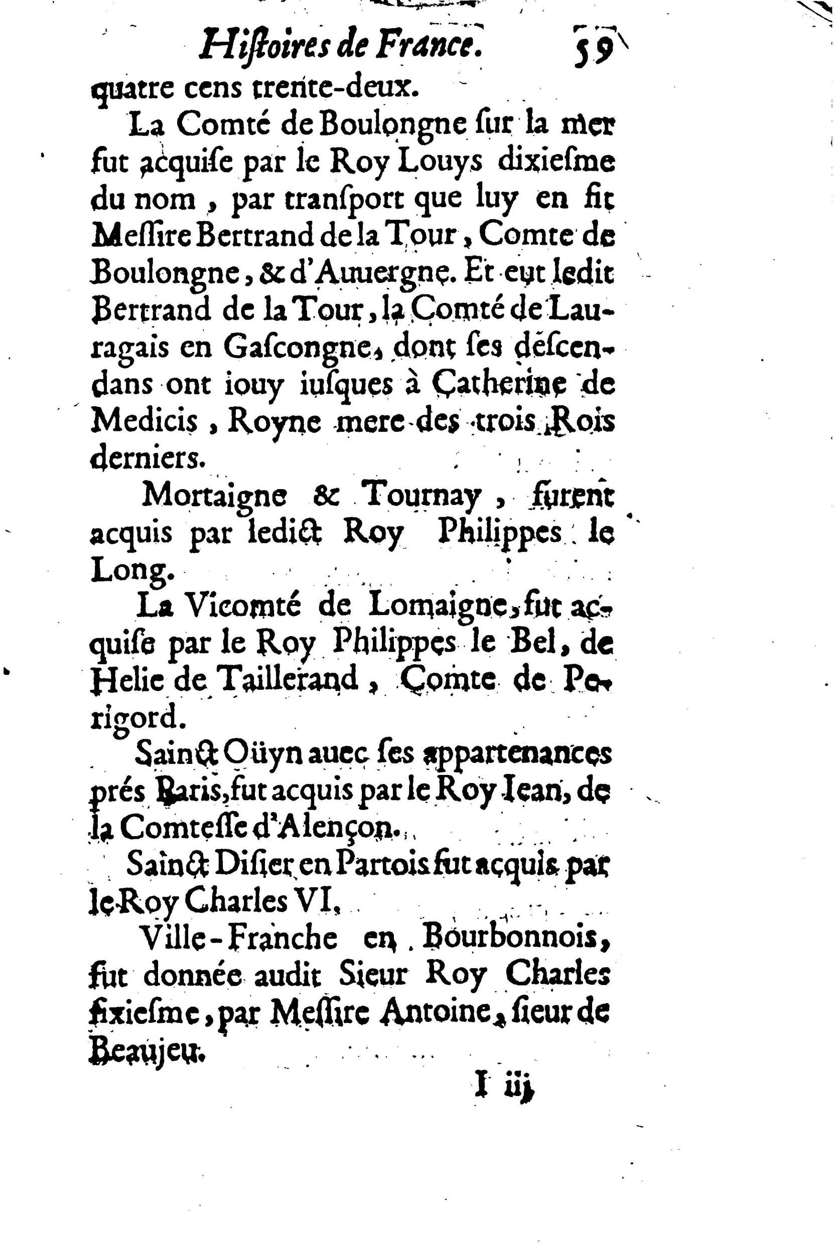 1633 - Jean Corrozet - Trésor des histoires de France - BM Lyon 1633 - Jean Corrozet - Trésor des histoires de France - BM Lyon