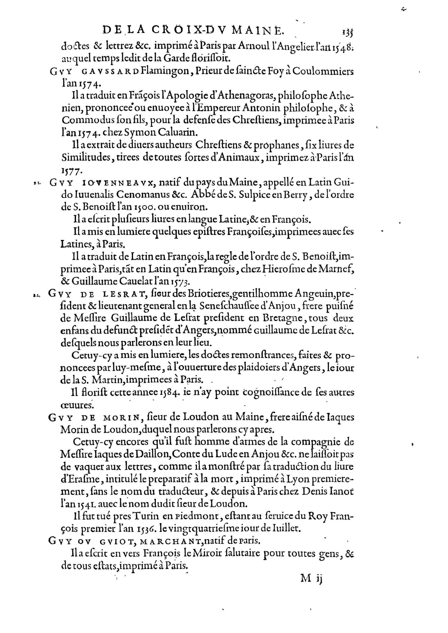 1584 - Abel L&#039;Angelier - Bibliothèques françaises - BnF