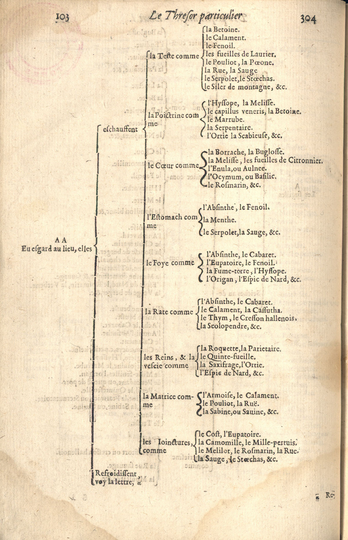 1610 - Étienne Gamonet - Grand Trésor ou dispensaire - CESR Tours