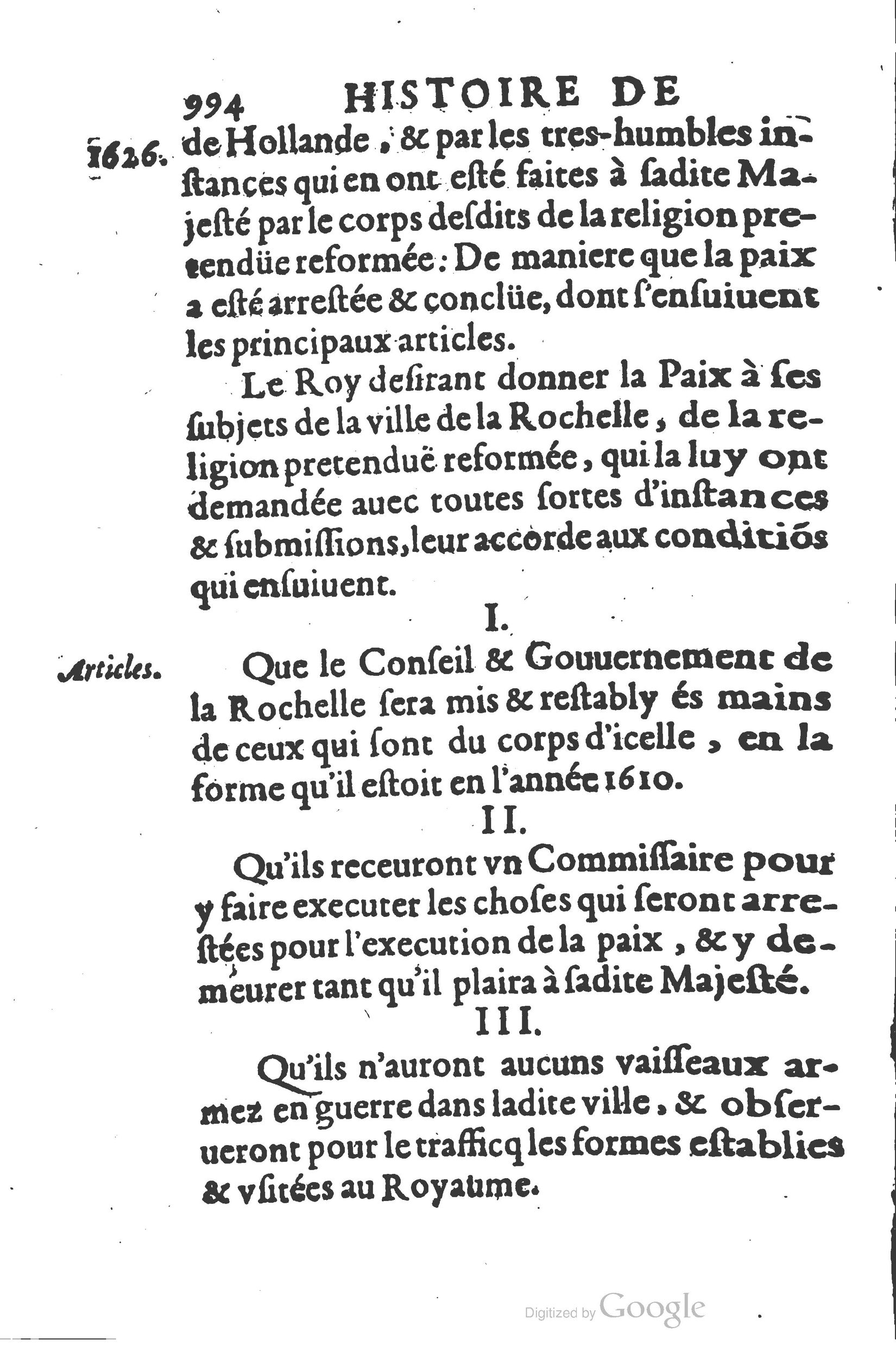 1626 - Joseph Bouillerot - Trésor de l’histoire générale de notre temps - BSB Munich