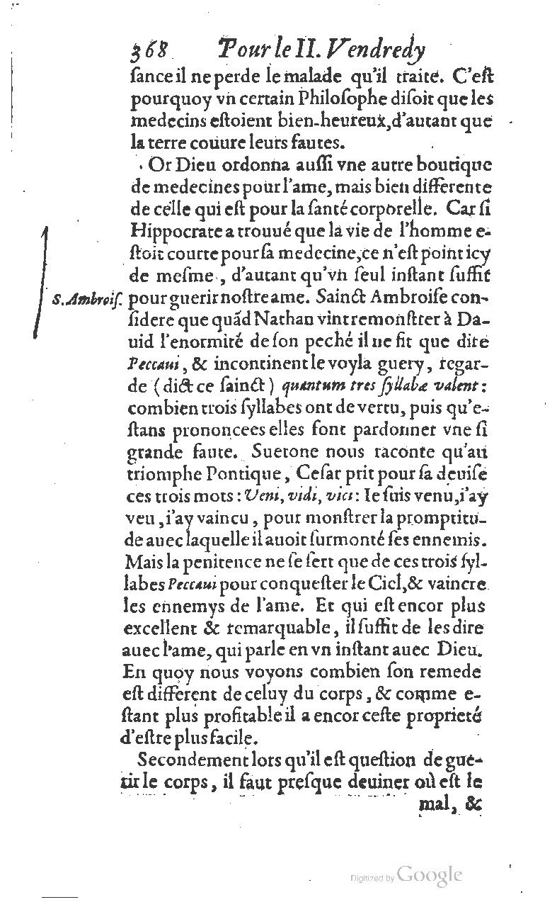 1607 - Nicolas Du Fossé - Trésor quadragésimal - T 01 - BM Lyon
