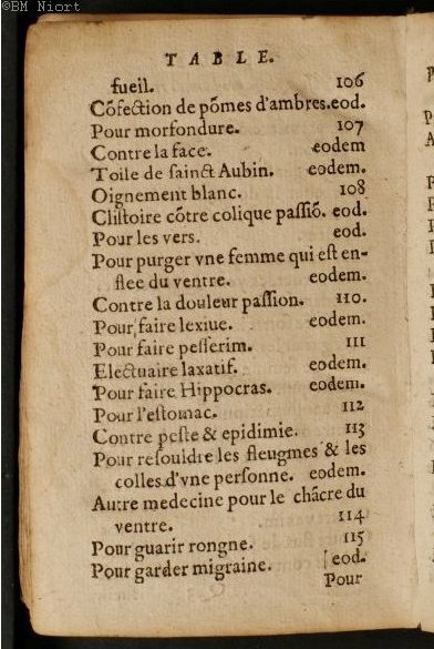 1586 - Benoît Rigaud - Trésor des fleurs et secrets de médecine - Université Paris Cité