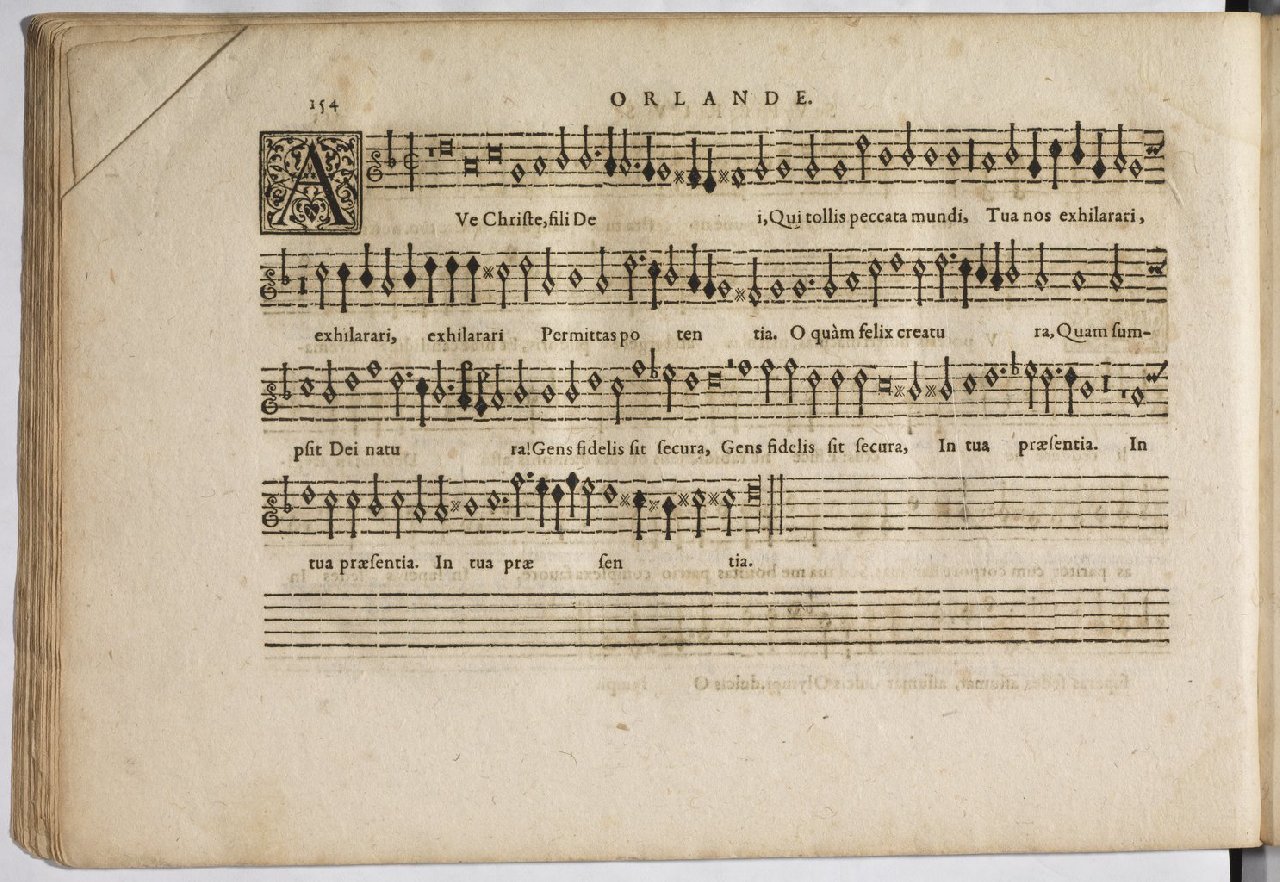 1594 - Paul Marceau - Trésor de musique d&#039;Orlande de Lassus, Superius, Bassus, Tenor, Quinta pars - BnF