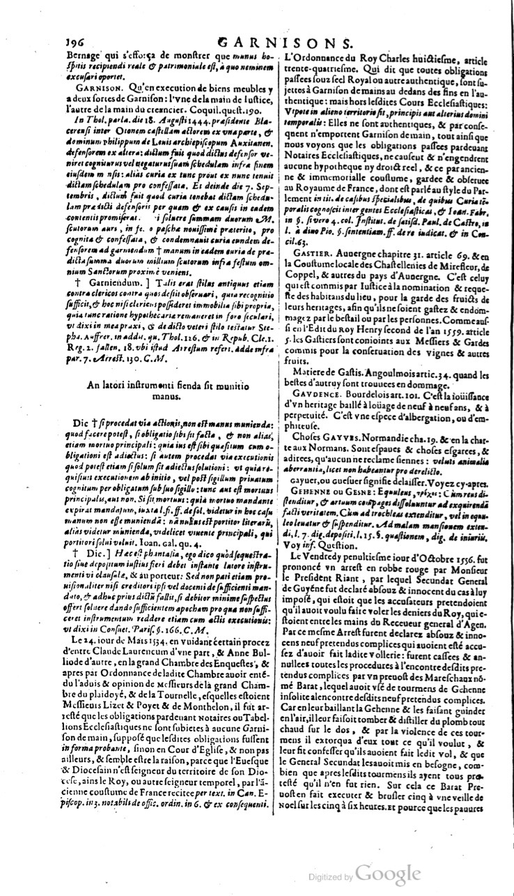 1629 - Veuve Nicolas Buon - Trésor du droit français (21754 T. 2) - BM Lyon 1629 - Veuve Nicolas Buon - Trésor du droit français (21754 T. 2) - BM Lyon