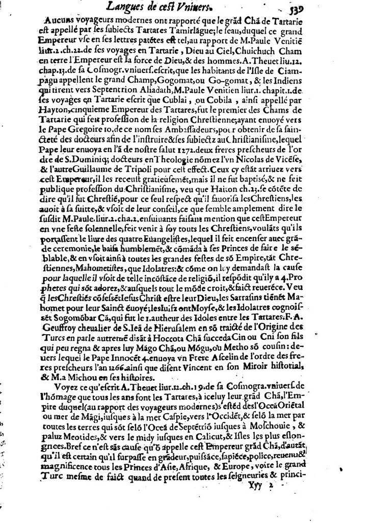 1613 - Matthieu Berjon - Trésor de l’histoire des langues de cet univers - BM Lyon