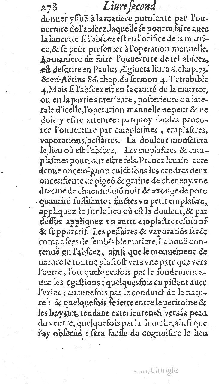 1585 - Jacques du Puis - Trésor des remèdes secrets pour les maladies des femmes - BnF