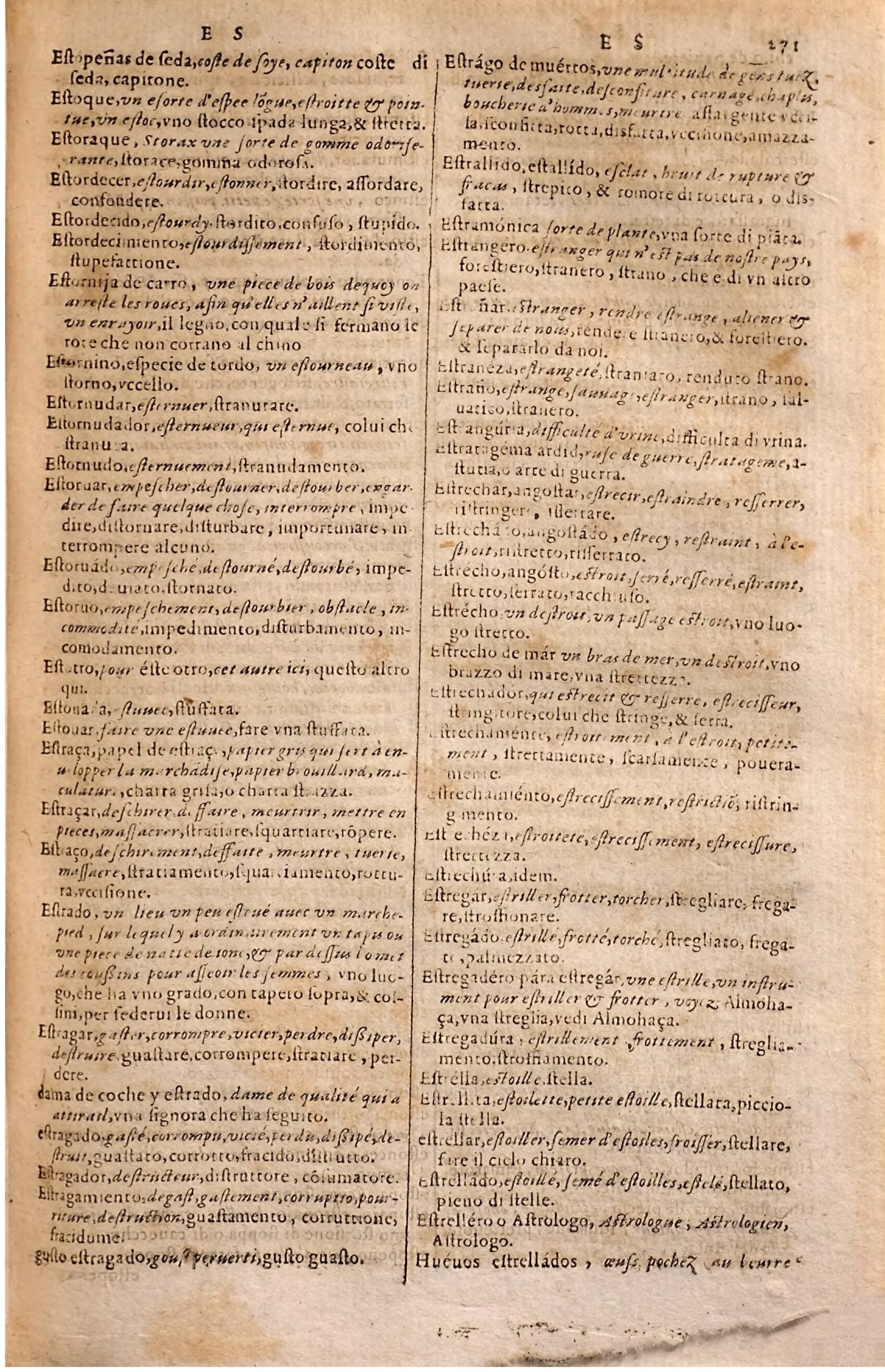 1627 - Jacques Crespin - Trésor des trois langues - Regensburg