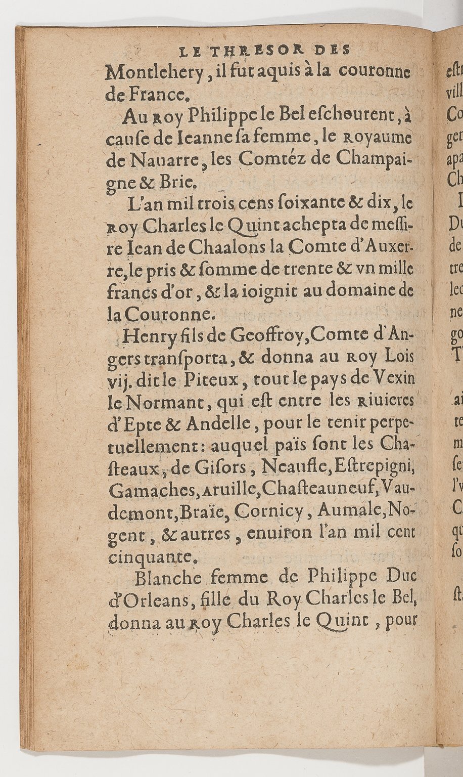 1583 - Galiot Corrozet - Trésor des histoires de France - BnF