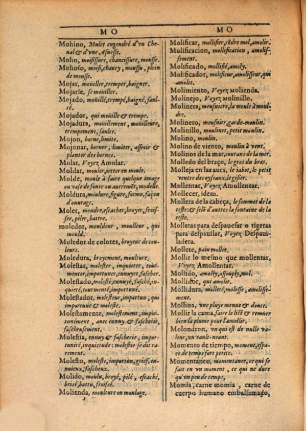 1607 - Marc Orry - Trésor des deux langues espagnole et française (Première et Seconde parties) - ÖNB Wien 1607 - Marc Orry - Trésor des deux langues espagnole et française (Première et Seconde parties) - ÖNB Wien