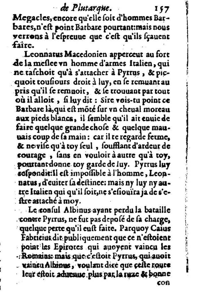 1611 - Pierre Rigaud - Trésor des vies de Plutarque - BM Lyon