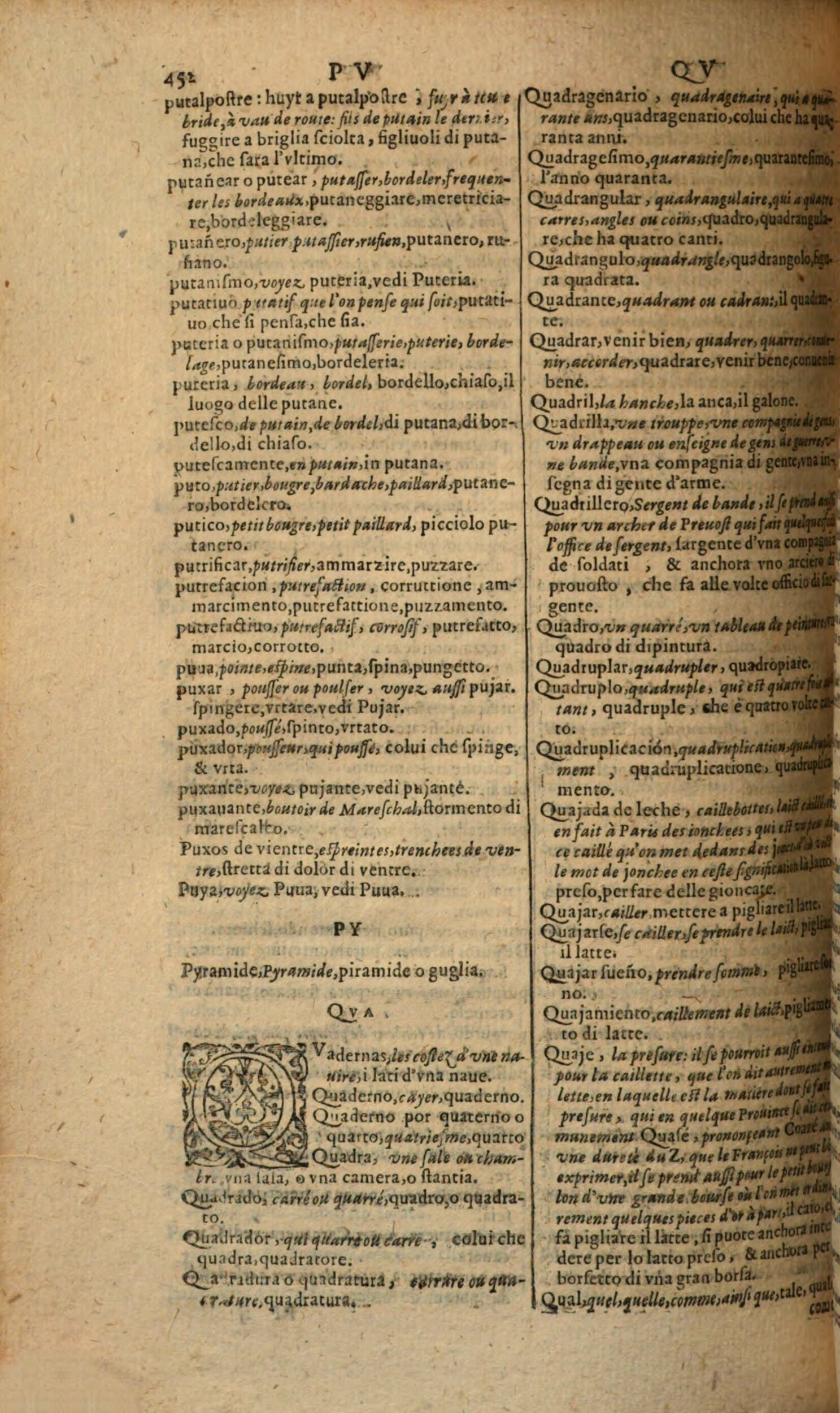 1617 - Samuel Crespin - Trésor des trois langues espagnole, française et italienne (Première partie) - Regensburg 1617 - Samuel Crespin - Trésor des trois langues espagnole, française et italienne (Première partie) - Regensburg