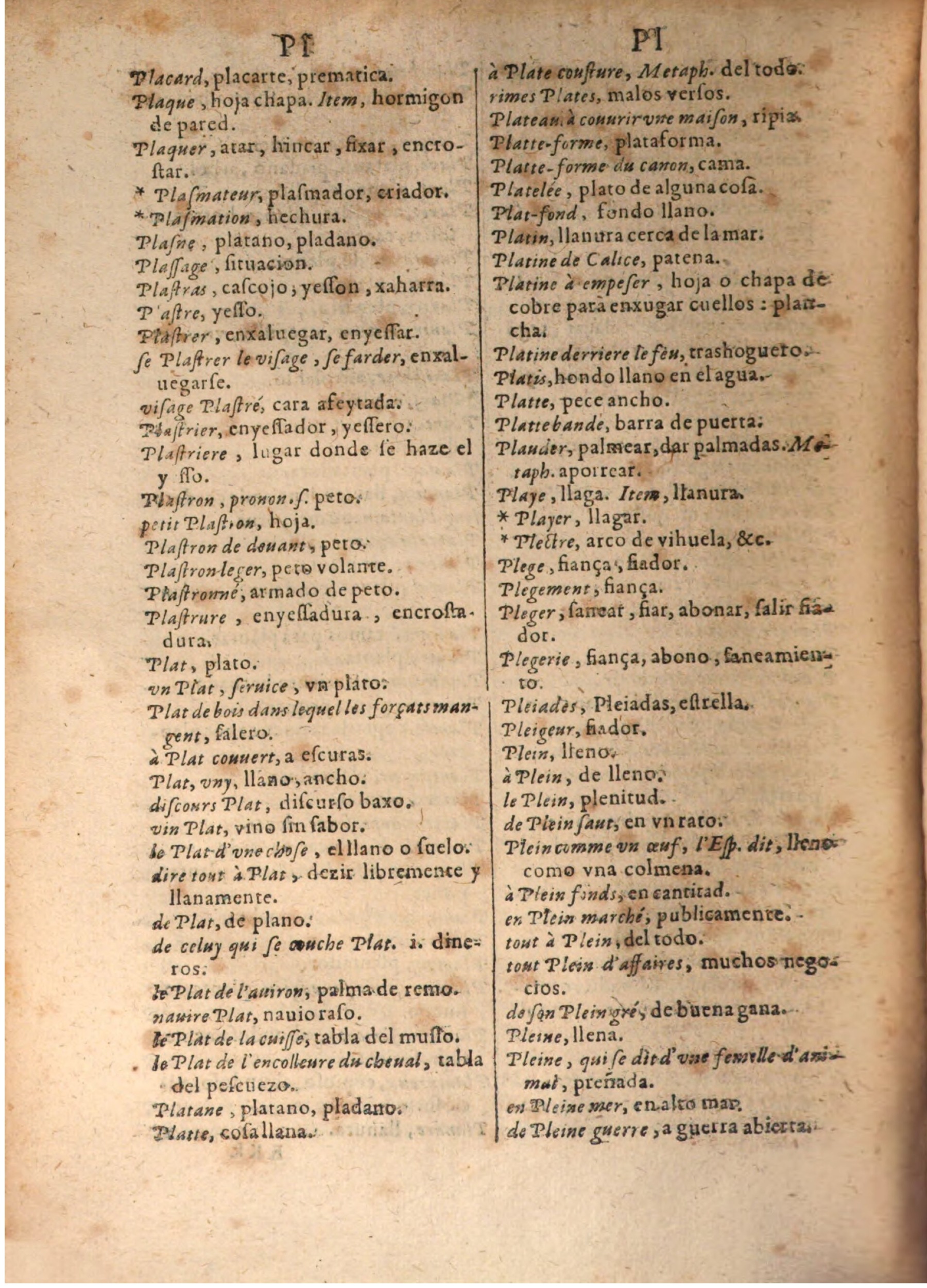 1645 - A. de Sommaville et A. Courbé - Trésor des deux langues espagnole et française (Seconde partie) - BSB Munich 1645 - A. de Sommaville et A. Courbé - Trésor des deux langues espagnole et française (Seconde partie) - BSB Munich