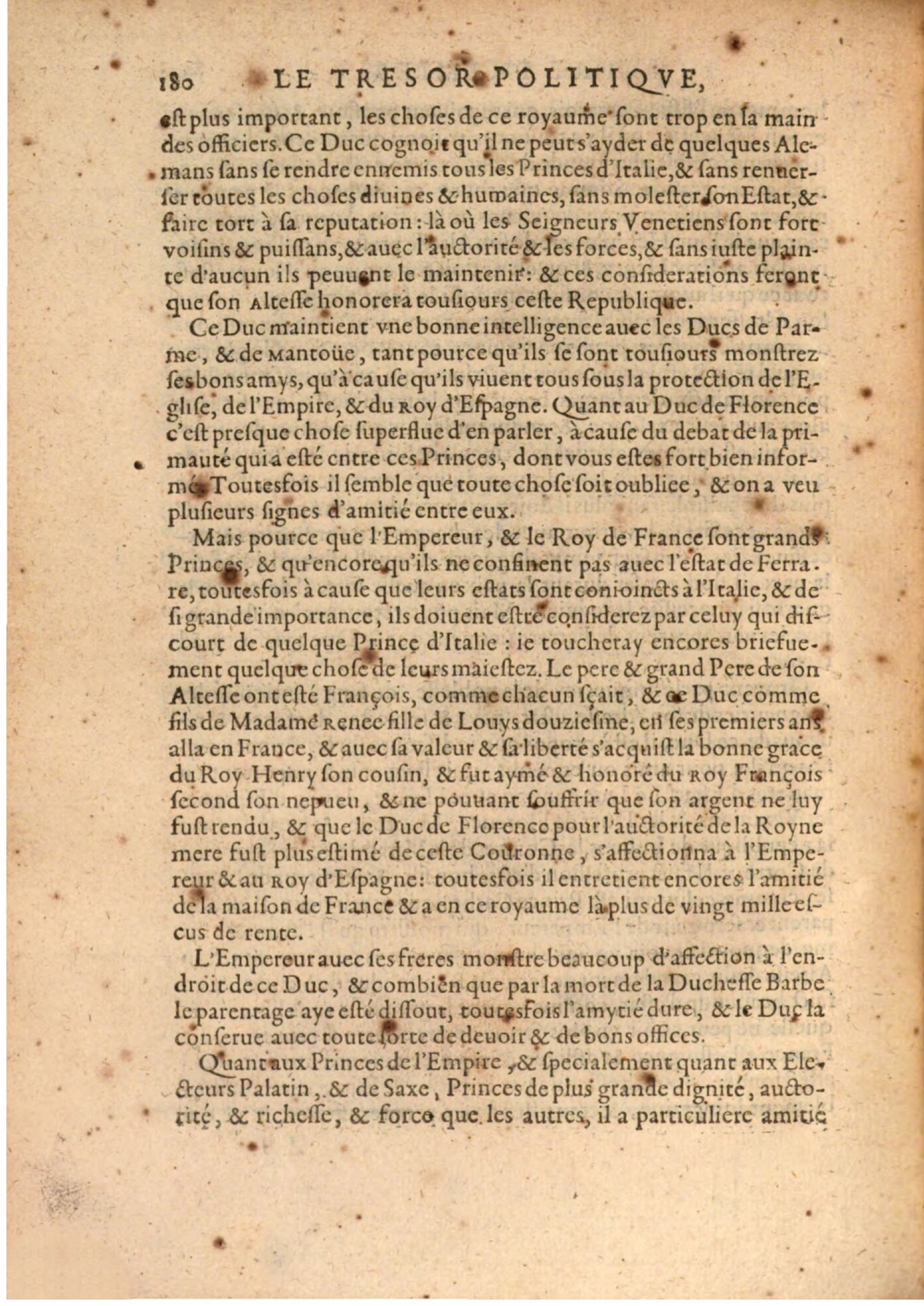 1608 - Nicolas Du Fossé - Trésor politique - BSB Munich