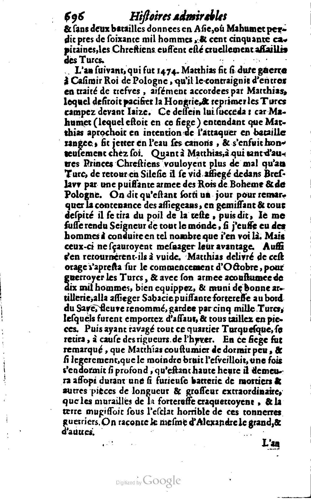 1628 - Jacques Crespin - Trésor d’histoires admirables et mémorables - BSB Munich