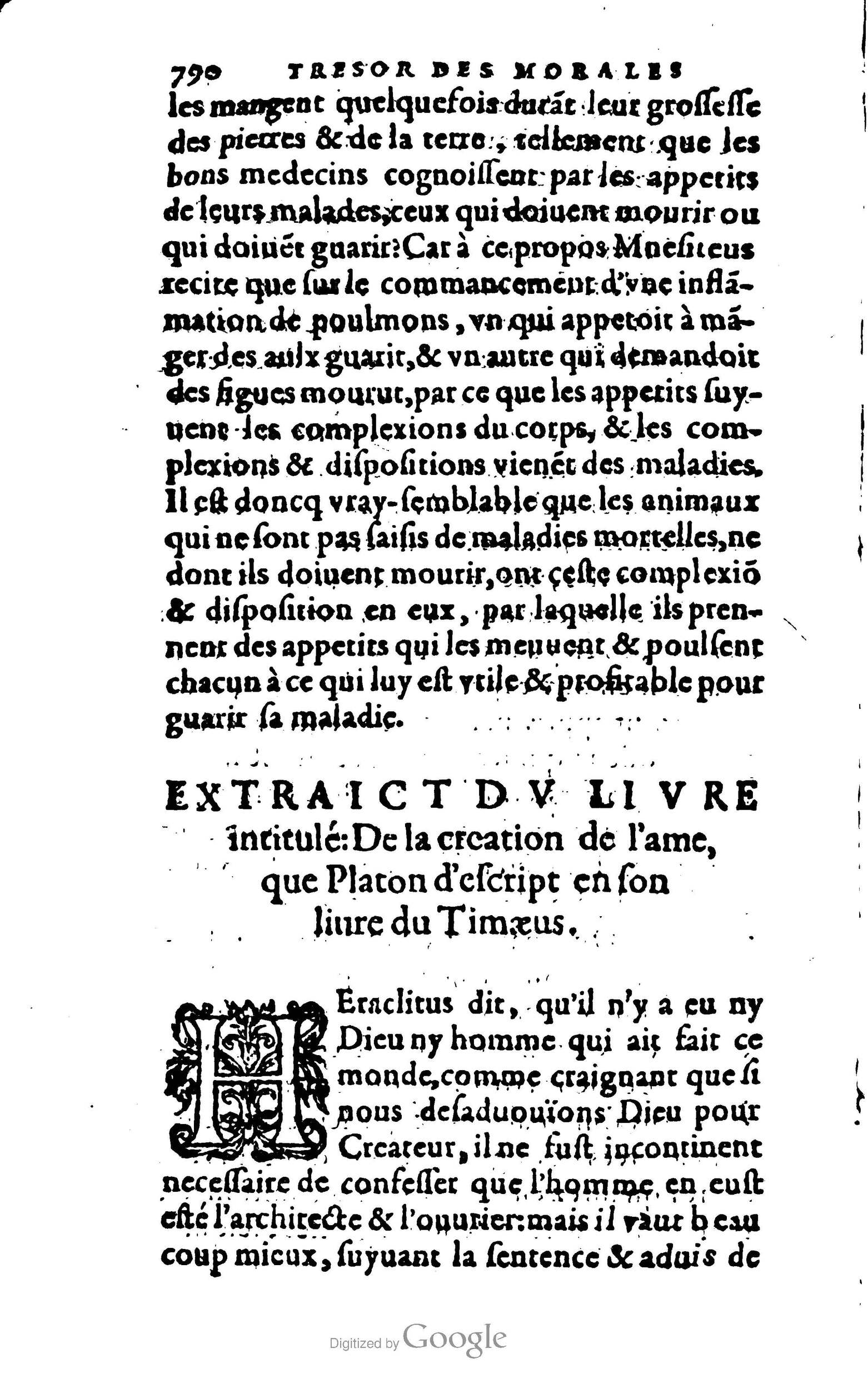 1578 - Jean Poupy - Trésor des morales de Plutarque - BSB Munich