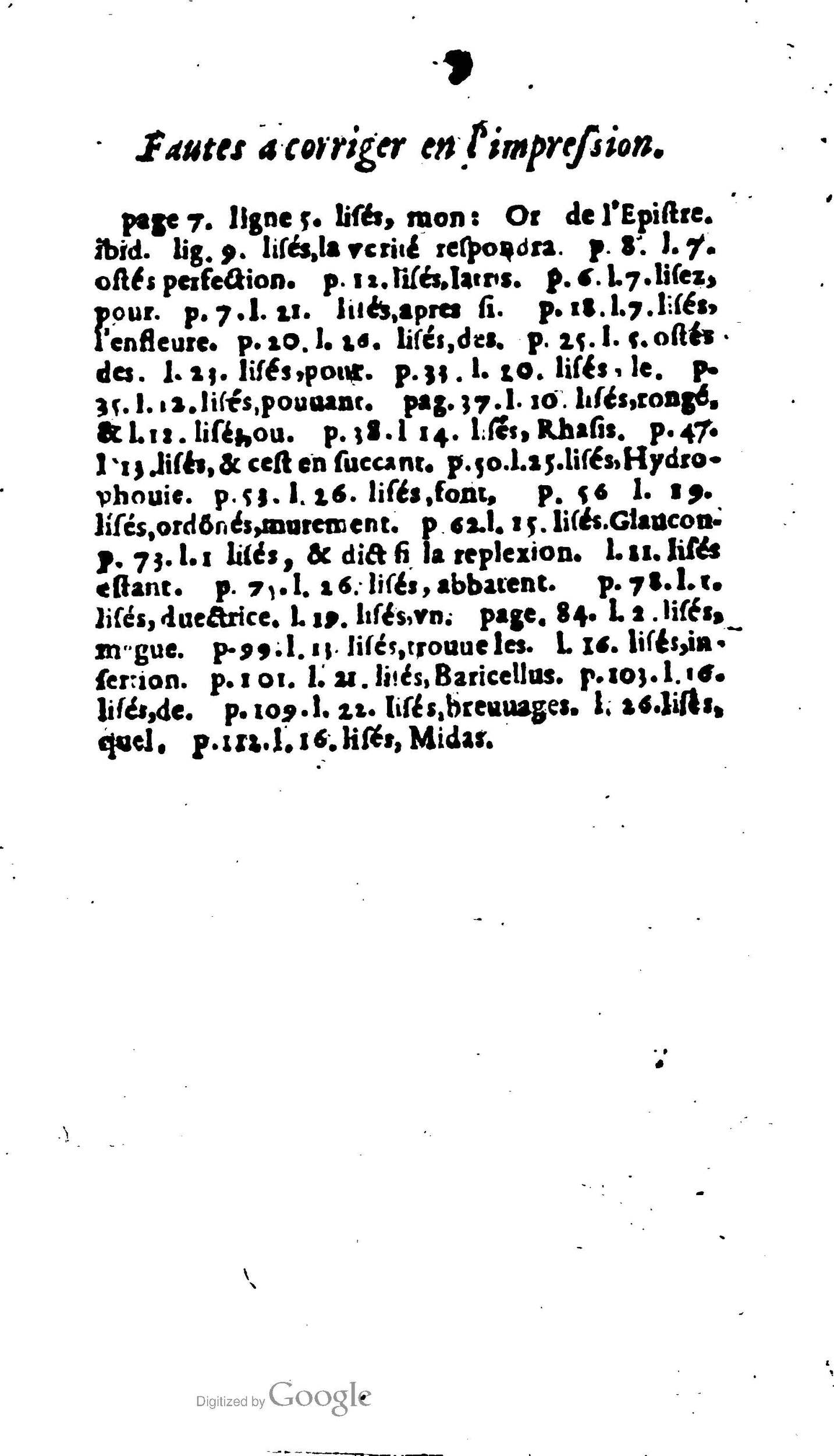 1624 - Jean Moreau - Conservation du trésor de la santé - British Library 1624 - Jean Moreau - Conservation du trésor de la santé - British Library