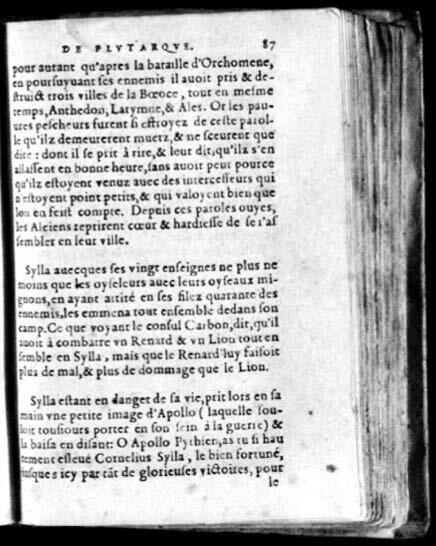 1574 - Benoît Rigaud - Trésor des vies de Plutarque - Avignon