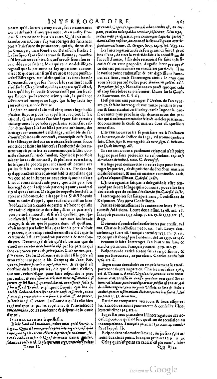 1629 - Veuve Nicolas Buon - Trésor du droit français (21754 T. 2) - BM Lyon
