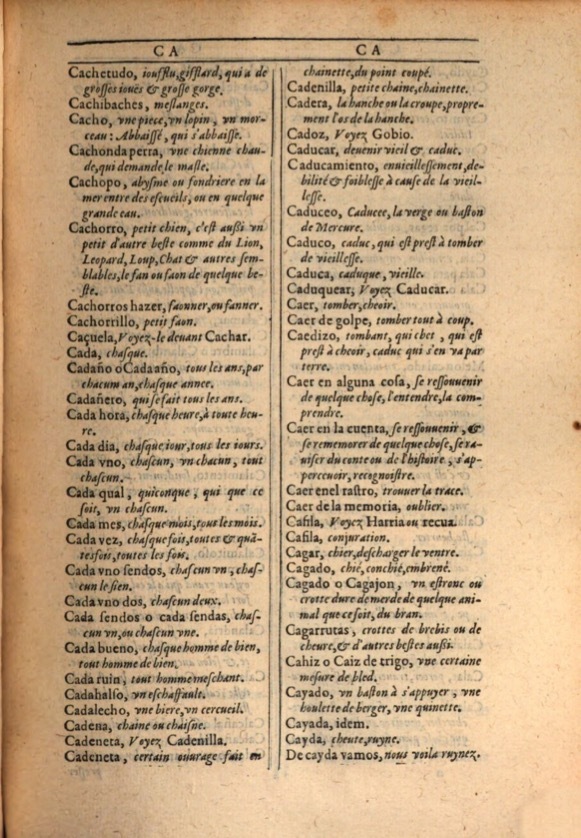 1607 - Marc Orry - Trésor des deux langues espagnole et française (Première et Seconde parties) - ÖNB Wien