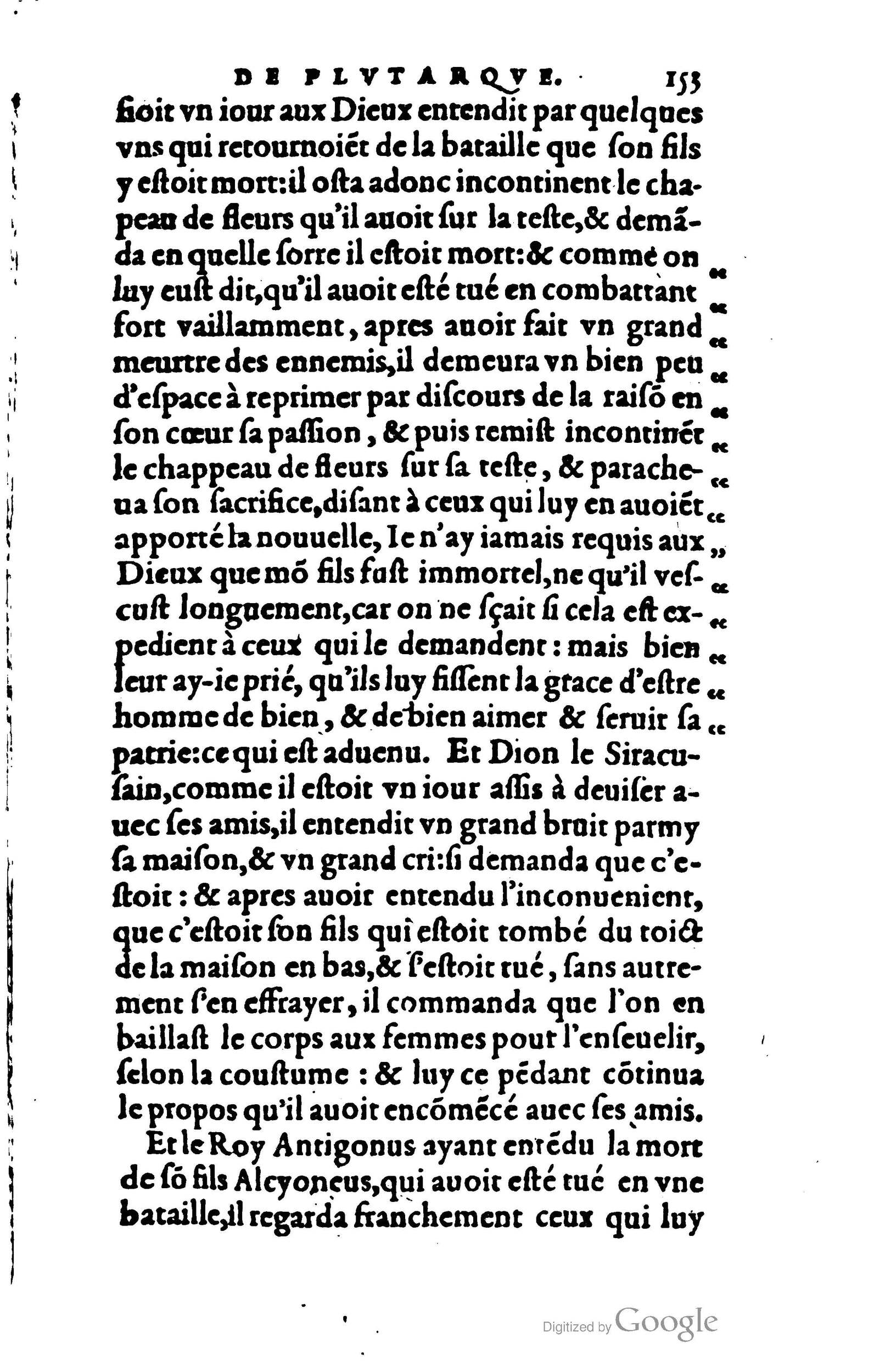 1578 - Jean Poupy - Trésor des morales de Plutarque - BSB Munich