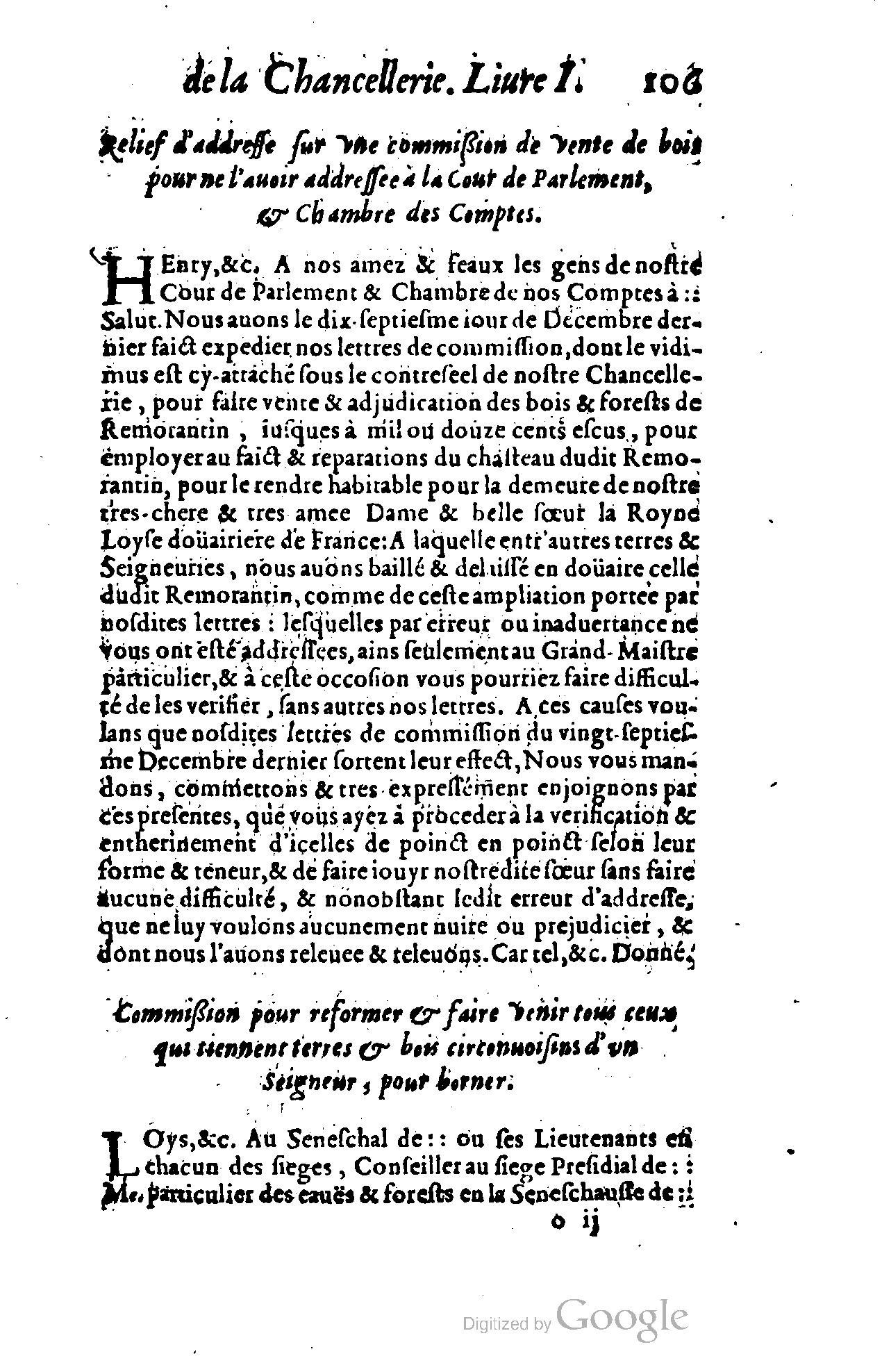 1614 - Jean Richer - Trésor du nouveau style et protocole de la chancellerie de France - BSB Munich