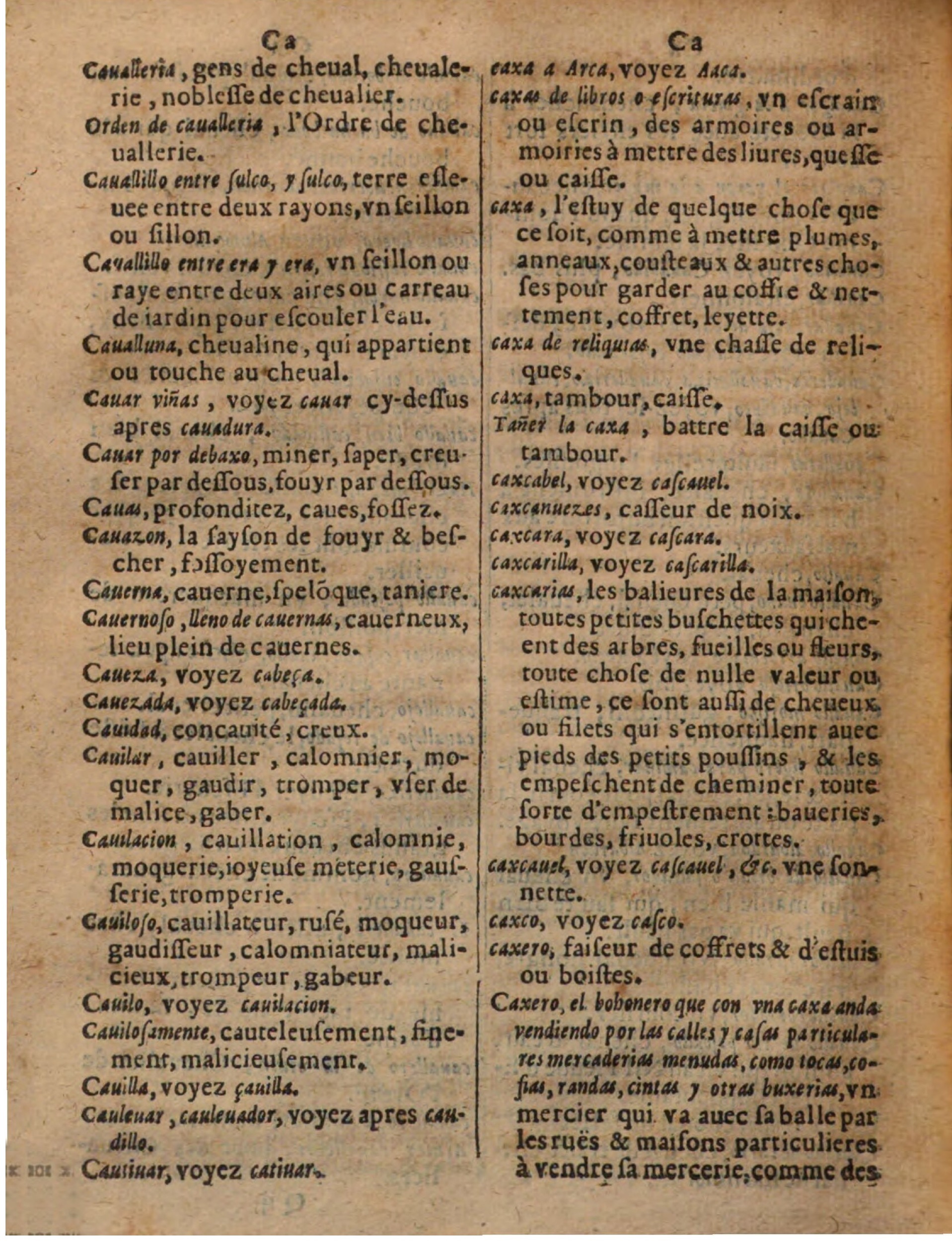 1625 - Hubert Antoine - Trésor des deux langues espagnole et française - Augsbourg