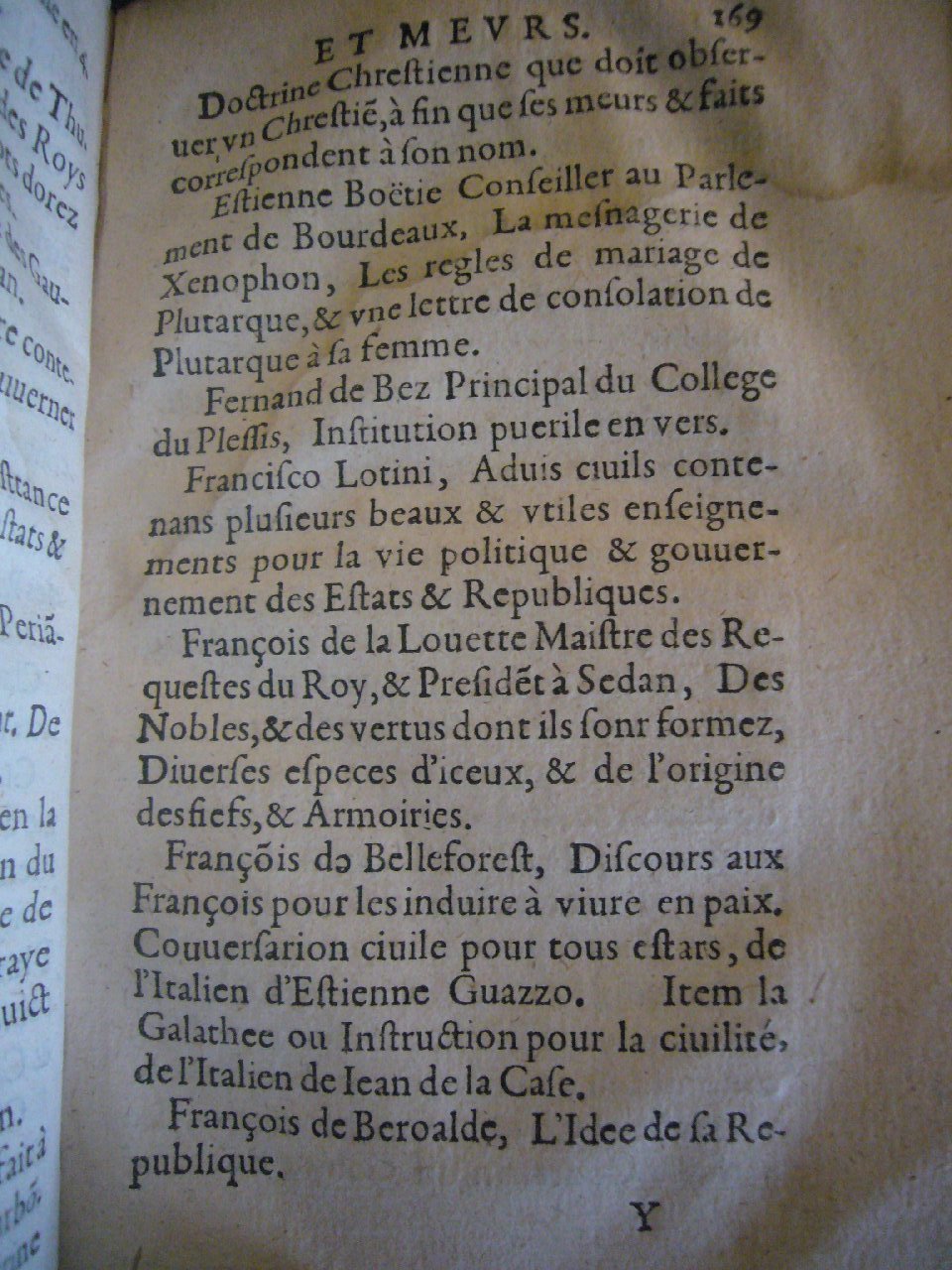 1602 - François Jacquin - Trésor des bons esprits français - BnF Arsenal