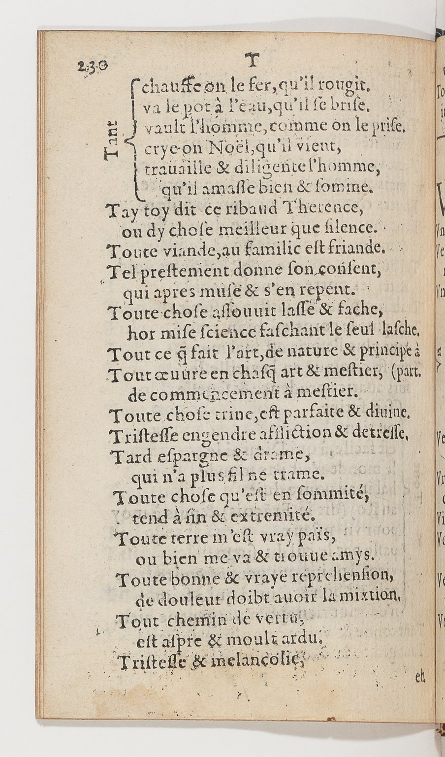 1577 - Jean d’Ogerolles - Trésor de sentences dorées - BnF Arsenal