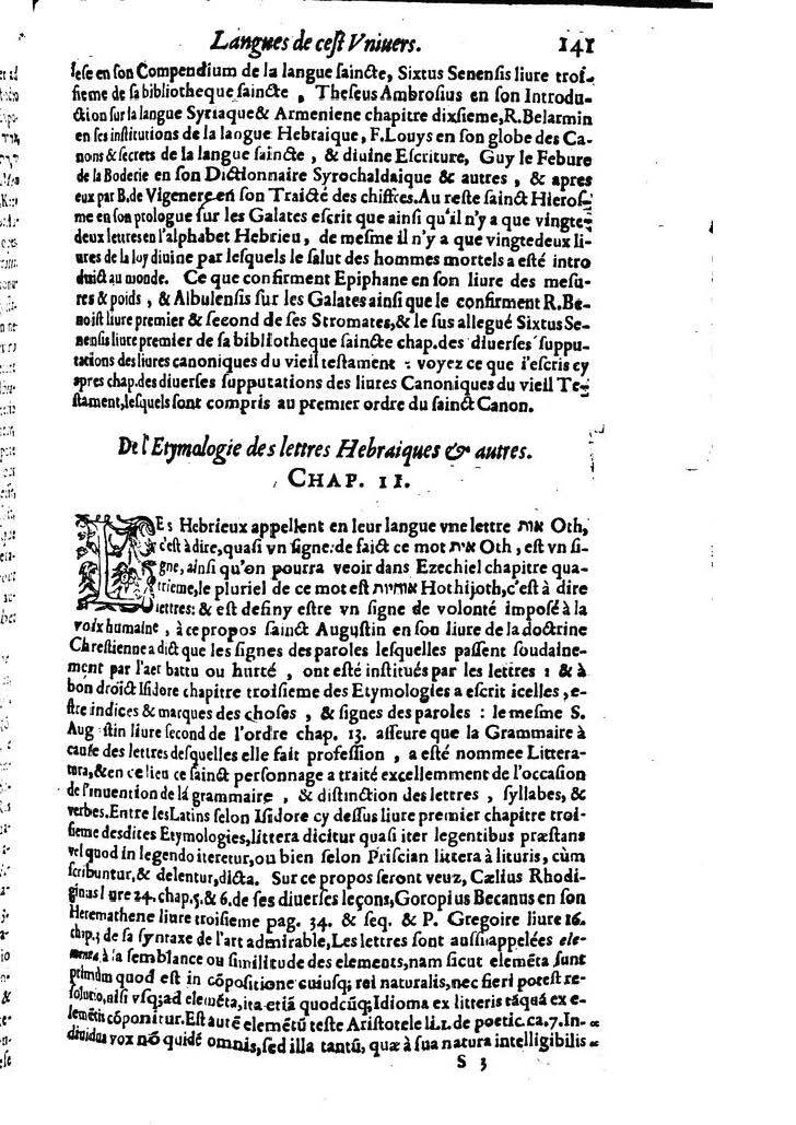 1613 - Matthieu Berjon - Trésor de l’histoire des langues de cet univers - BM Lyon