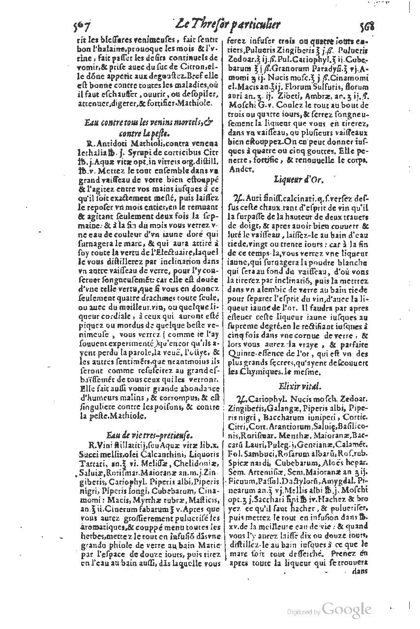 1616 - Étienne Gamonet - Grand trésor ou dispensaire - BSB Munich