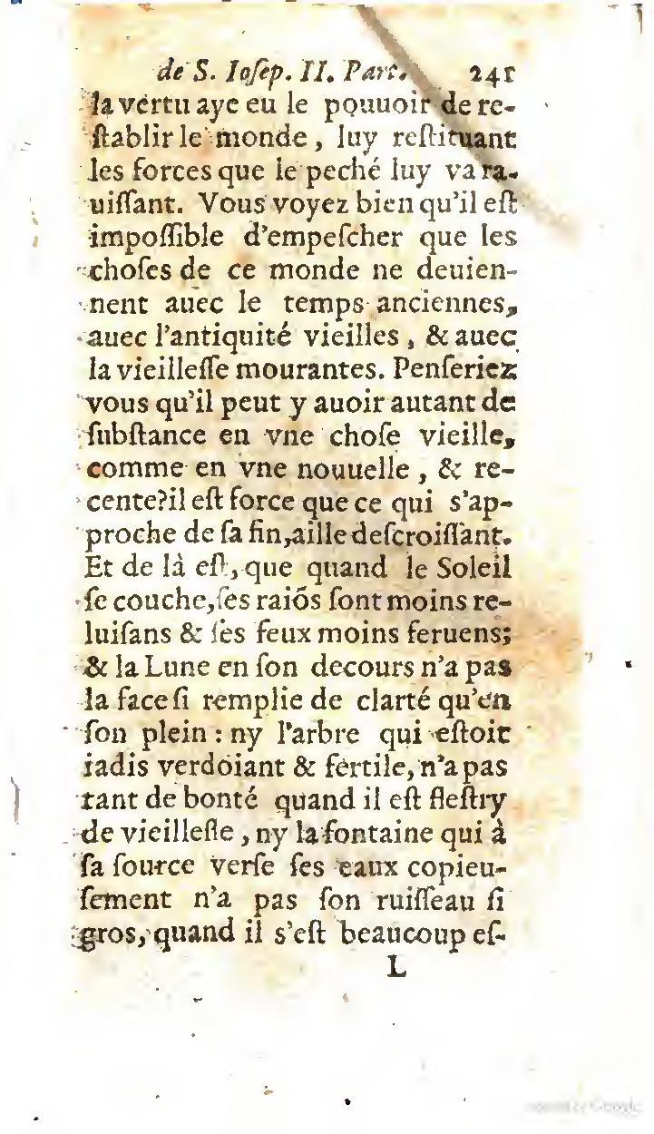 1646 - Jean Piot - Trésor inestimable de Saint-Joseph - BNC Rome