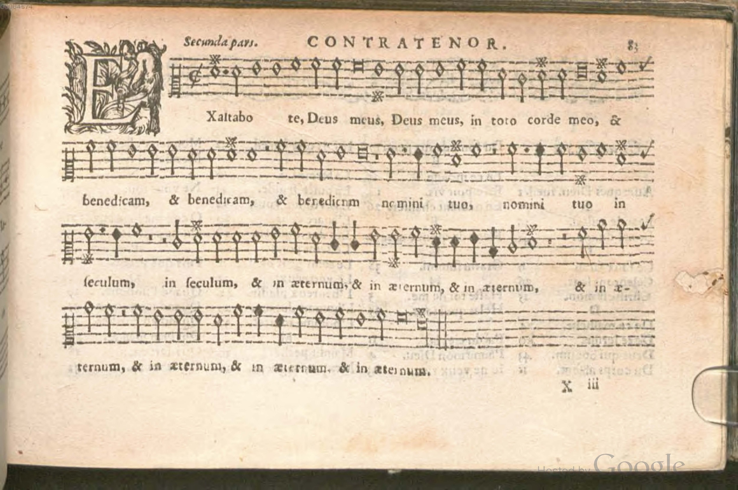 1576 - [Pierre de Saint-André] - Trésor de musique d’Orlande de Lassus Contratenor - BSB Munich