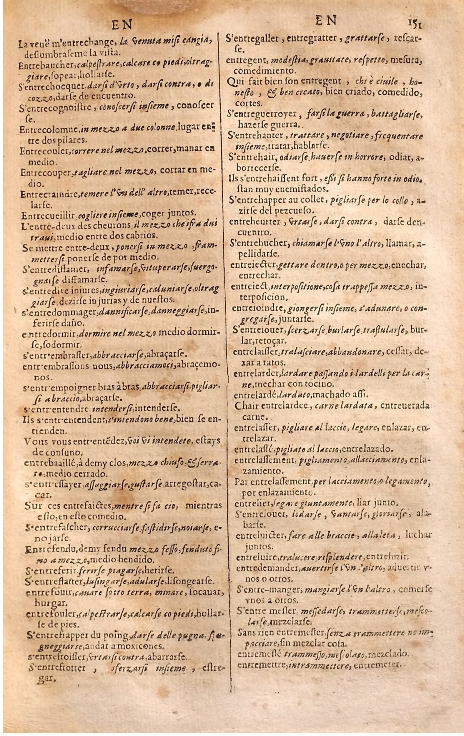 1627 - Jacques Crespin - Trésor des trois langues (Seconde partie) - Regensburg