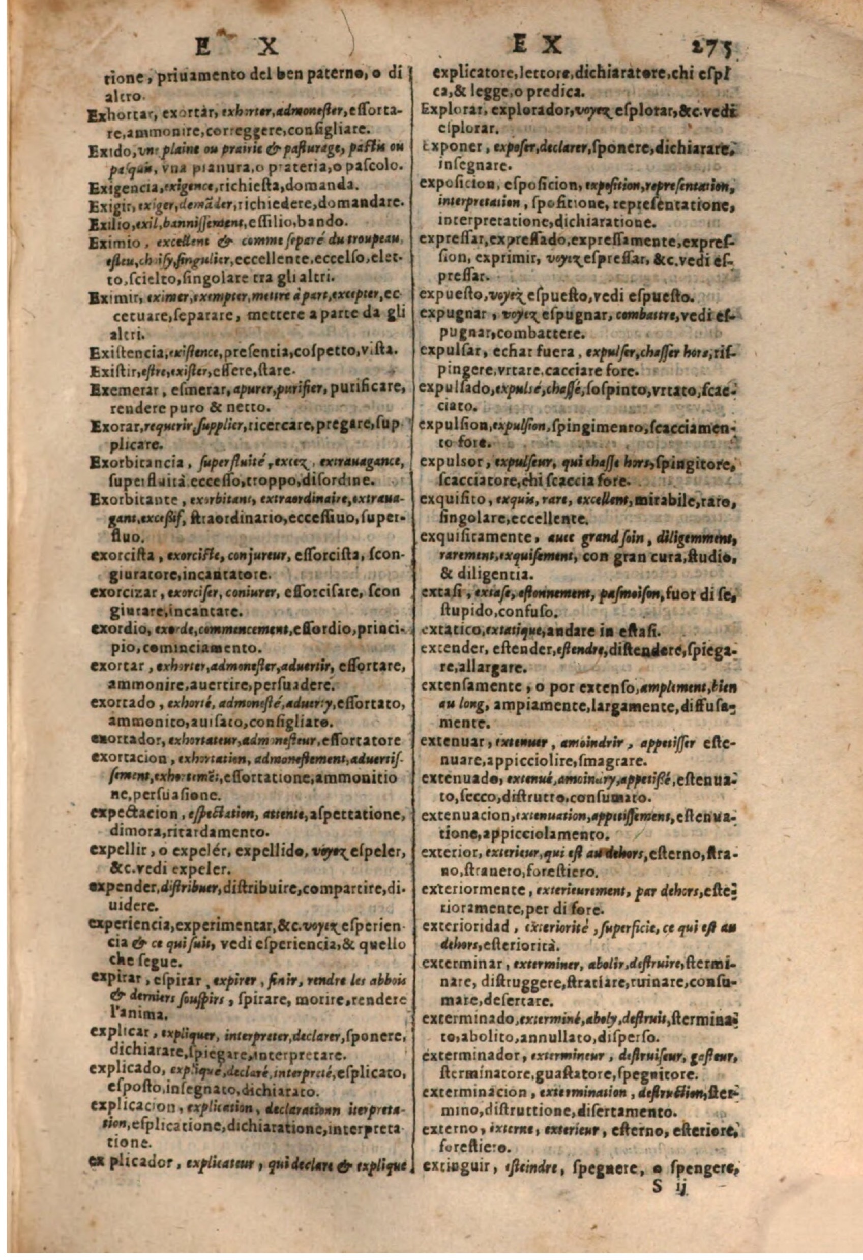 1637 - Jacques Crespin - Trésor des trois langues (Trois parties) - BSB Munich