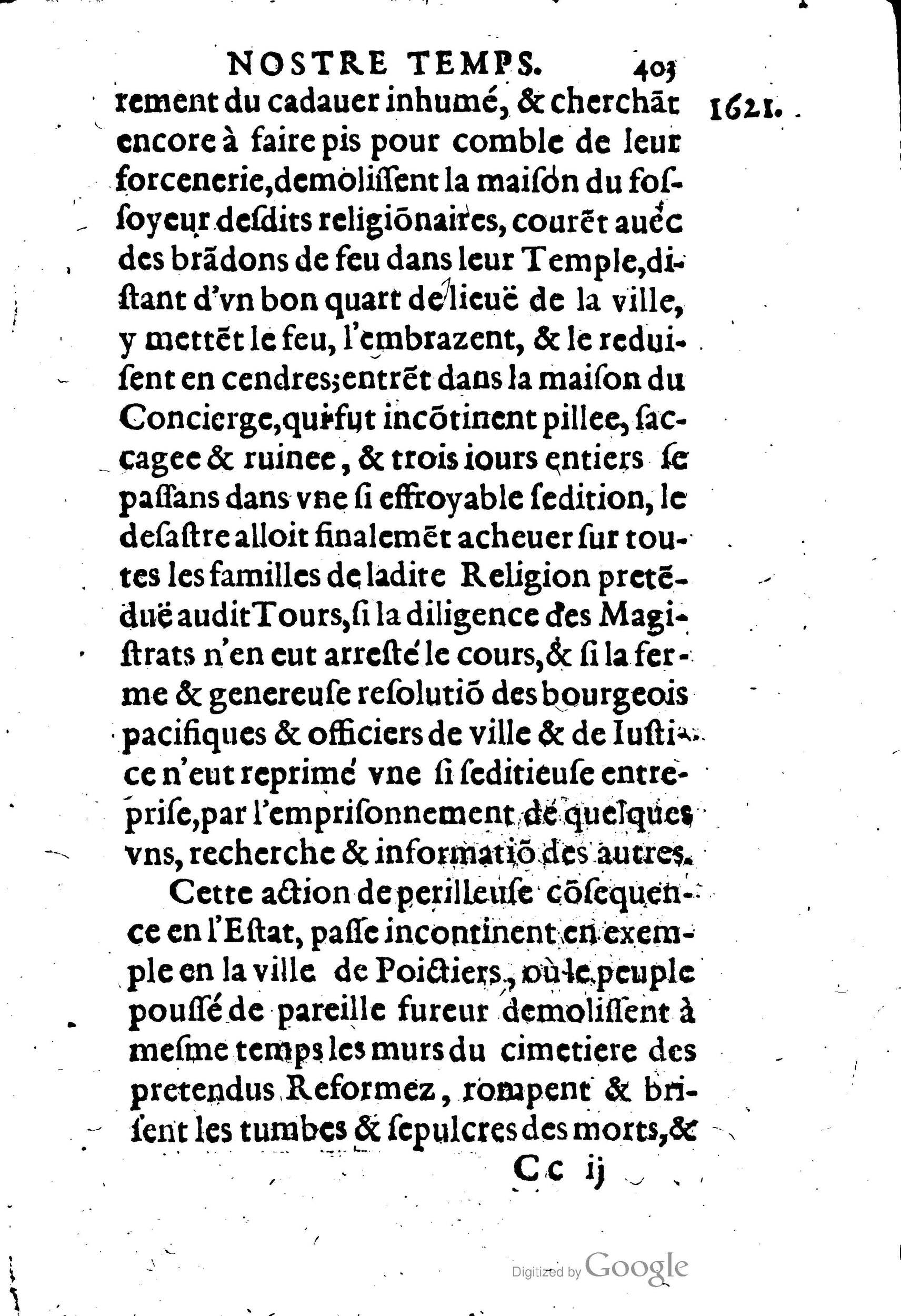 1623 - Joseph Bouillerot - Trésor de l’histoire générale de notre temps - BM Lyon