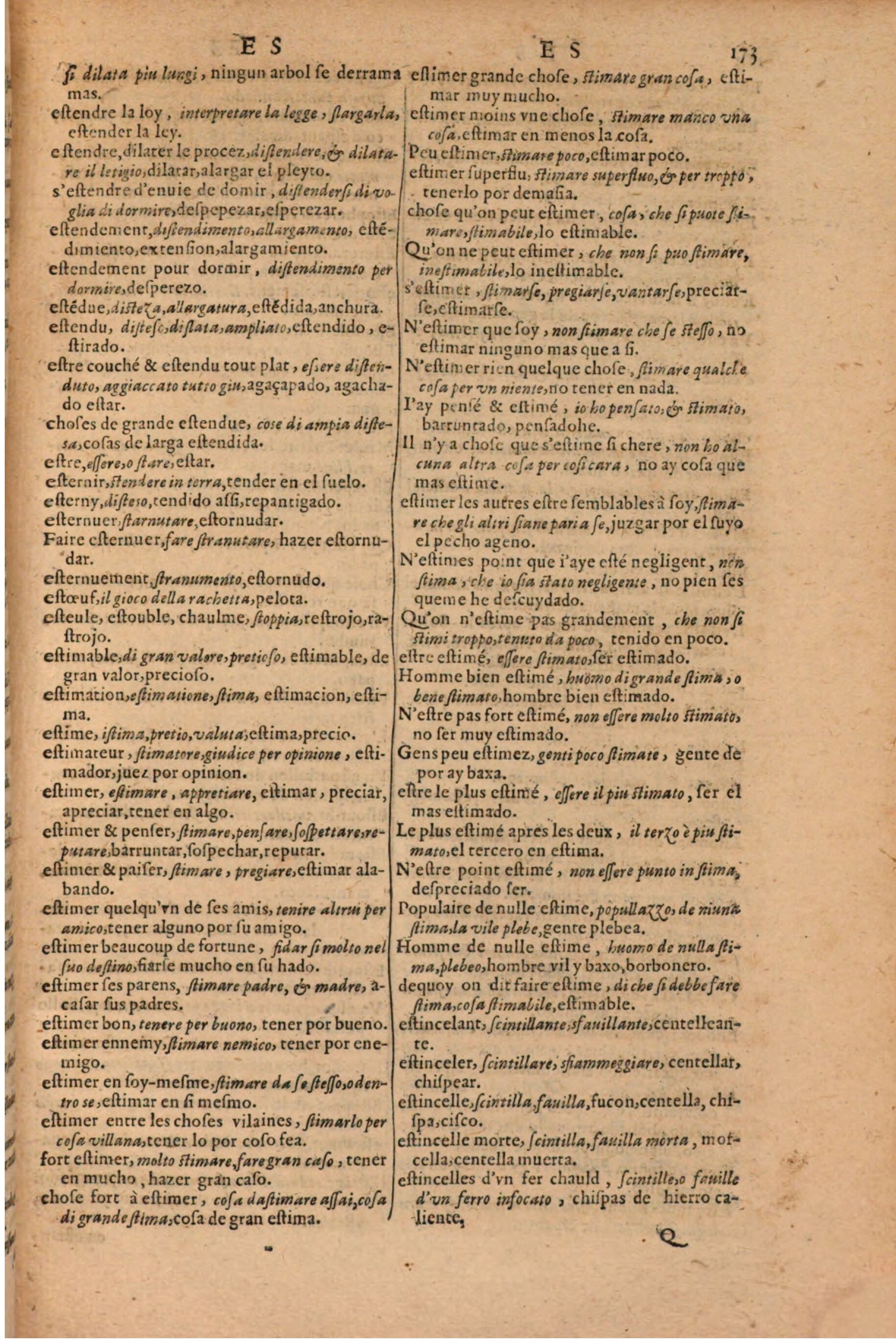 1616 - Pierre de la Rovière - Trésor des trois langues (Seconde partie) - BSB Munich