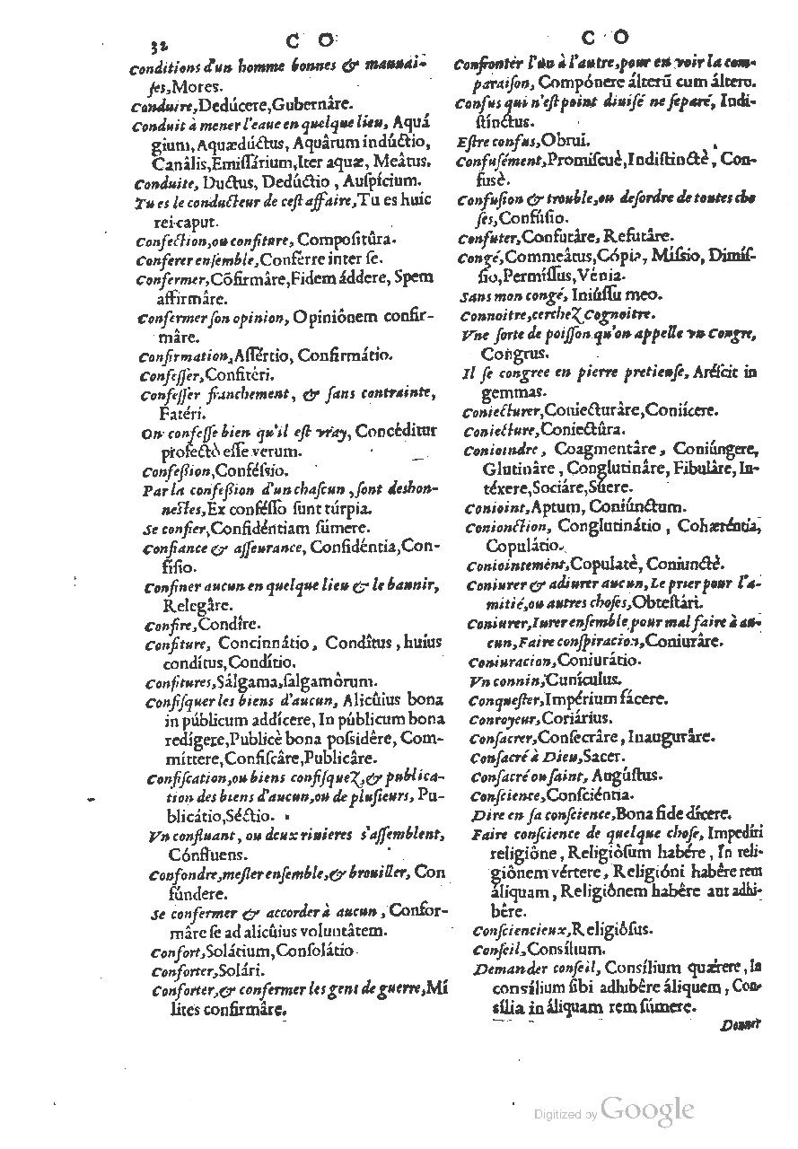 1558 - Guillaume Rouillé - Trésor des mots et traits français - BSB Munich